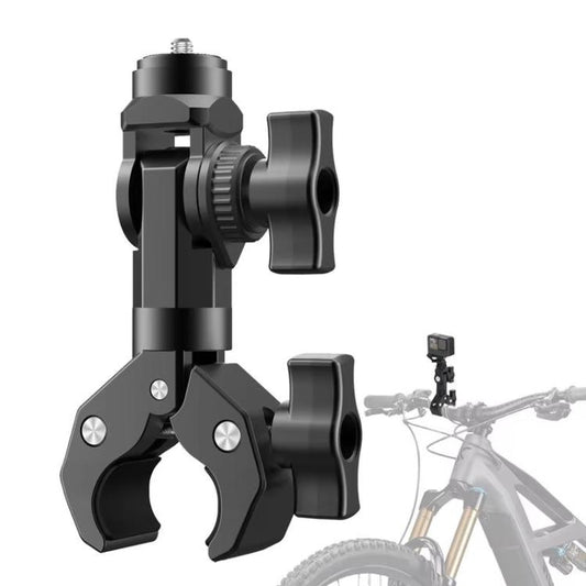 Camera Clip Motorcycle Bicycle Handlebar Crab Clamp For Sports Camera With Adapter - Bicycle Handlebar Mount by buy2fix | Online Shopping UK | buy2fix