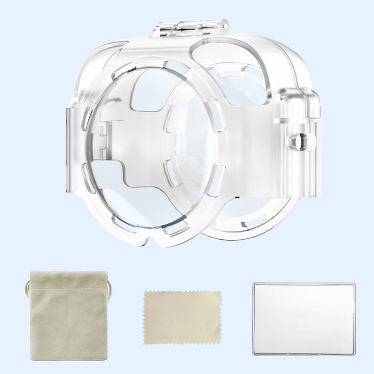 For Insta360 X4 HEPAIL AC37 Lens Anti-fog Snap-on Protective Mirror Front and Rear Lens Protectors - Len Accessories by HEPAIL | Online Shopping UK | buy2fix