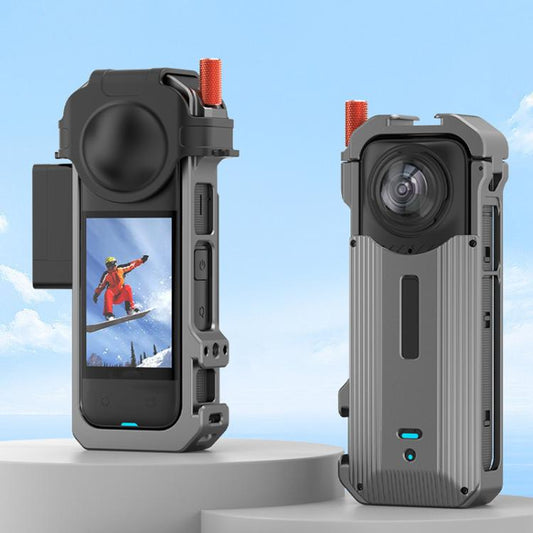 For Insta360 X4 HEPAIL Metal Heat Dissipation Magnetic Rabbit Cage - Case & Bags by HEPAIL | Online Shopping UK | buy2fix