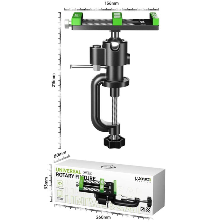 LUOWEI LW-319 Universal Multifunction Cell Phone Repair Screen Remove Back Cover Table Pliers - Repair Fixture by LUOWEI | Online Shopping UK | buy2fix