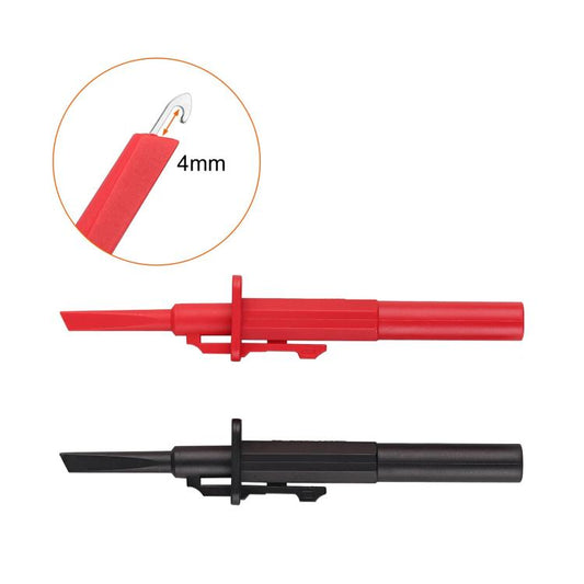 4mm Banana Jack Multimeter IC Clip Test Hook Telescopic Probe(Black) - Other Tester Tool by buy2fix | Online Shopping UK | buy2fix