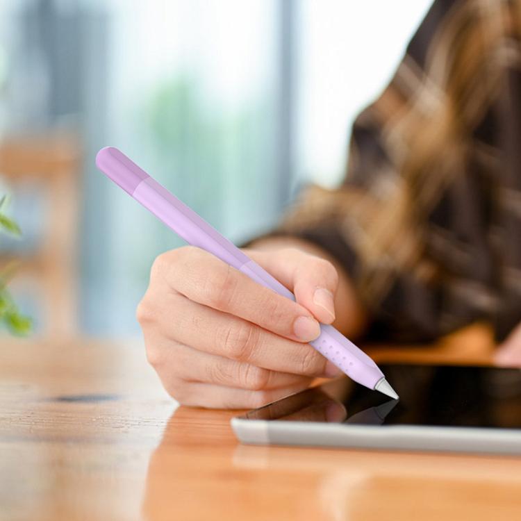 For Apple Pencil USB-C AhaStyle PT102-3 Stylus Gradient Color Silicone Pen Case(Purple) - Pencil Accessories by AhaStyle | Online Shopping UK | buy2fix