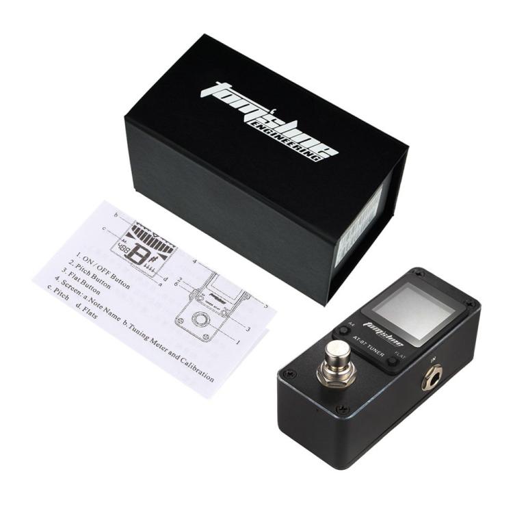 TOM'SLINE Mini Foot-operated Guitar Effects Pedal Tuner - Guitar Tuner Accessories by TOM'SLINE | Online Shopping UK | buy2fix
