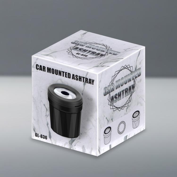 A636 Screw Cap Opening And Closing Ashtray Car Home Use Desktop Ashes Holder(Black Gray) - Ashtrays by buy2fix | Online Shopping UK | buy2fix