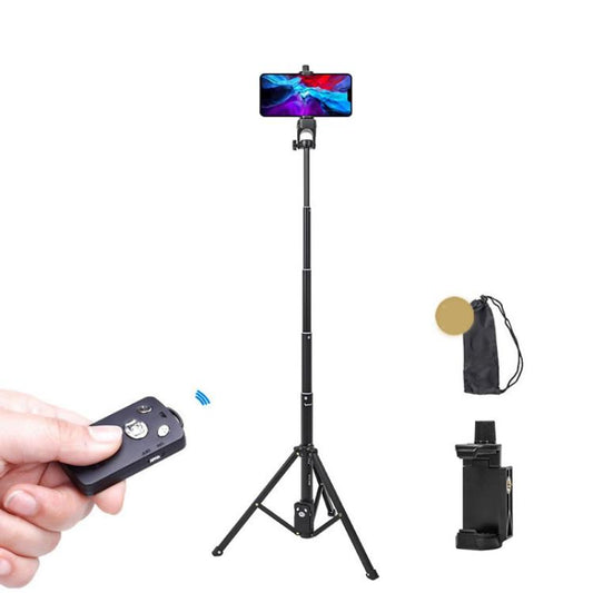 YUNTENG 1688L 16.5-77 Inch Phone Camera Selfie Stick Tripod With Bluetooth Remote Control(Black) - Stand by YUNTENG | Online Shopping UK | buy2fix