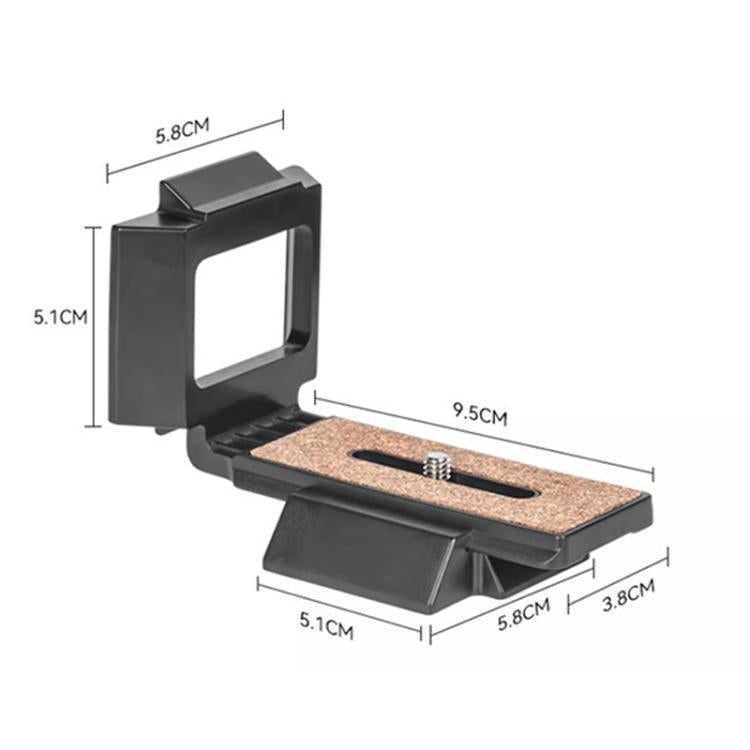 YUNTENG Vertical & Horizontal Quick Release Plate for VCT-691/VCT-6006/VCT-288/VCT-930(L-shape) - Quick Release Plate by YUNTENG | Online Shopping UK | buy2fix