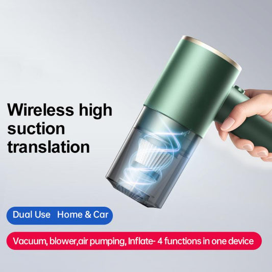Portable Suction And Blow Extraction All In One Multi-Function Brushed Car Cordless Vacuum Cleaner, Color: Dark Green - Vacuum Cleaner by buy2fix | Online Shopping UK | buy2fix