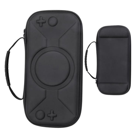 For Nintendo Switch 2 Storage Bag Portable O-Pattern Handbag(PU Black) - Bags by buy2fix | Online Shopping UK | buy2fix