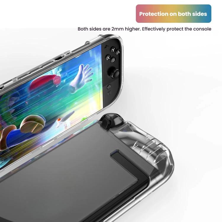 For Nintendo Switch 2 TPU Transparent One-piece Case Anti-Slip Full-Body Protective Cover - Cases by buy2fix | Online Shopping UK | buy2fix
