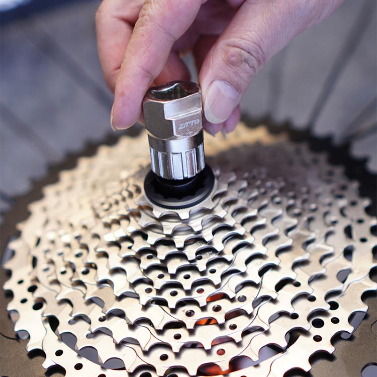 2pcs ZTTO Bicycle Repair Spinning Tool Road And Mountain Bike Fixed Lever Flywheel Installation And Removal Sleeve - Maintenance tools by ZTTO | Online Shopping UK | buy2fix