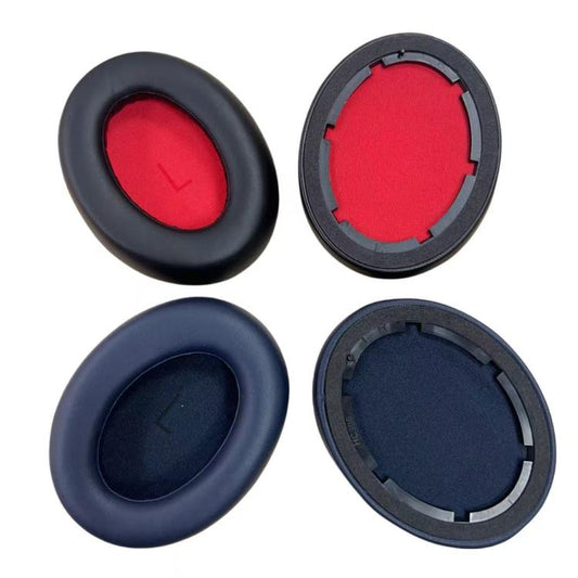 For 1MORE SonoFlow SE / HC905 Headphone 1pair Earpad Ear Cushion(Black Red) - Earmuff & Pad by buy2fix | Online Shopping UK | buy2fix