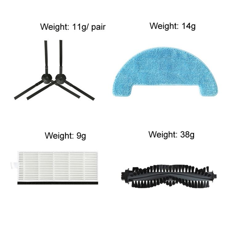 For ILIFE A4S / A40 / ECOVACS CEN550 Sweeping Robot Vacuum Cleaner Accessories Main Brush (Yellow) - For ILIFE Accessories by buy2fix | Online Shopping UK | buy2fix