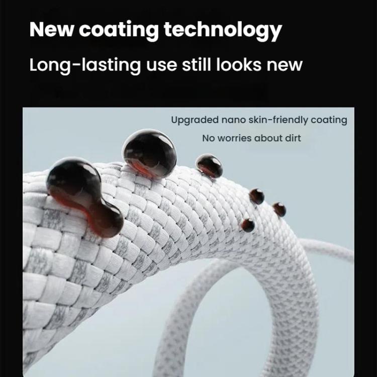 ANKER A8060 1.5m 240W PD Fast Charging Dual Type-C Charging Cable Braided Data Cable(Black) - USB-C & Type-C Cable by ANKER | Online Shopping UK | buy2fix