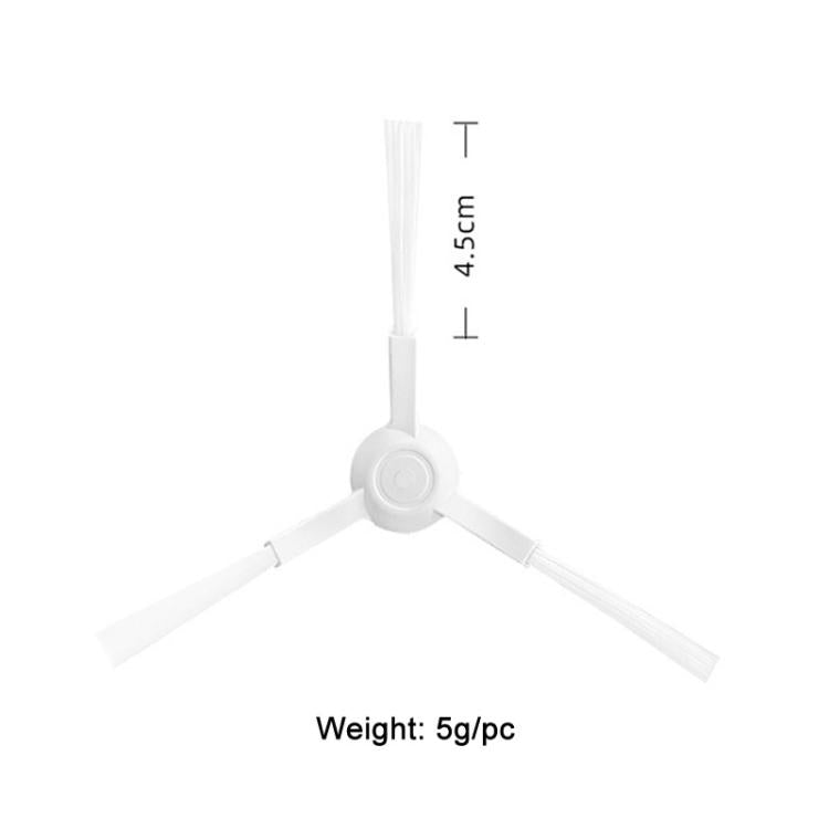 3pairs Side Brushes For Xiaomi C103 / E10 / B112 / 3C Sweeping and Mopping Robot Accessories - For Xiaomi Accessories by buy2fix | Online Shopping UK | buy2fix