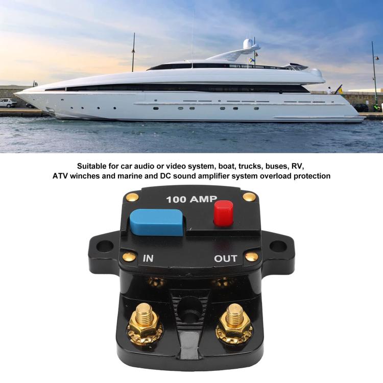 250A Car Audio Recovery Fuse Switch Current Short Circuit Overload Protection Circuit Breaker - Fuse by buy2fix | Online Shopping UK | buy2fix