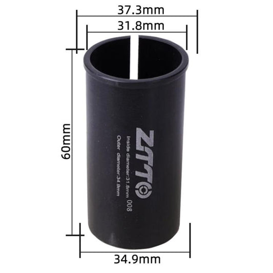 31.8-34.9mm 008 2pcs ZTTO Bicycle Seat Post Conversion Sleeve Reducer Cover(Black) - Others by ZTTO | Online Shopping UK | buy2fix