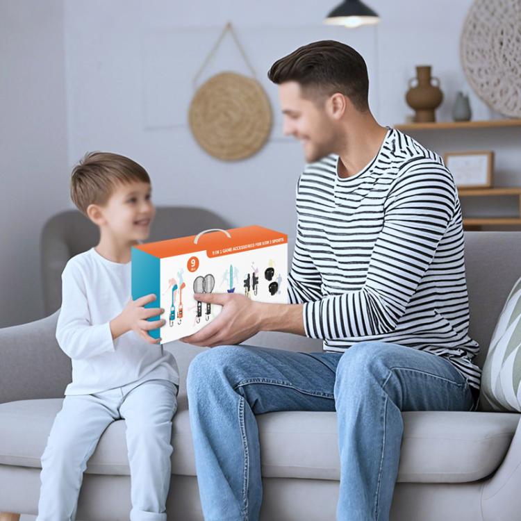 JYS JYS-NS2281 For Nintendo Switch 2 Sports 9 In 1 Gaming Sports Kit Left And Right Grip Accessories - Gamepads by JYS | Online Shopping UK | buy2fix