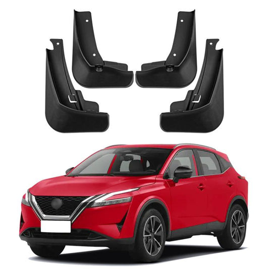 For 2023 Nissan Qashqai Car Tire Soft Rubber Mudguard(Black) - Wheels Tires & Parts by buy2fix | Online Shopping UK | buy2fix