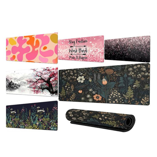 Flowers and Trees Themed Mouse Pad Desk Mat For Office/Gaming 400x900x2mm(No.3) - Mouse Pads by buy2fix | Online Shopping UK | buy2fix