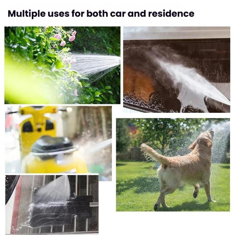 High-pressure Car Wash Sprinkler Household Spray Nozzle Rinse Watering Car Cleaning Tools, Spec: With Connectors+30m Spring Tube+Foam Jug - Car Washer & Accessories by buy2fix | Online Shopping UK | buy2fix