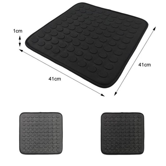 41x41x1cm Car Office Gel Breathable Chair Cushion(Gray) - Seat Accessories by buy2fix | Online Shopping UK | buy2fix