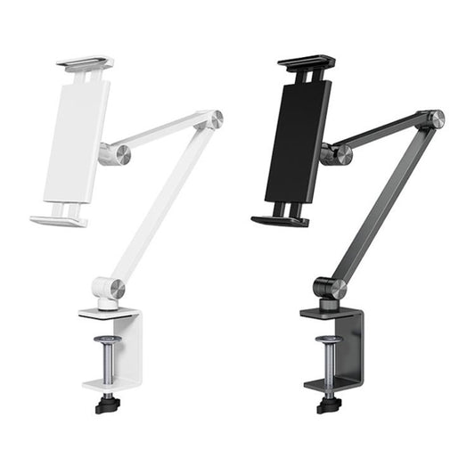 Cell Phone Holder Live Streaming Desktop Folding Phone / Tablet Universal Desk Clip Holder(Dark Gray) - Lazy Bracket by buy2fix | Online Shopping UK | buy2fix