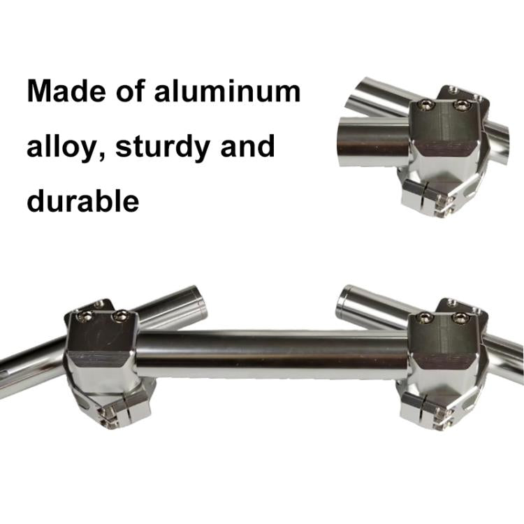 Aluminum Alloy Motorcycle Variable Diameter Handlebar Separate Faucet Handle(Red) - Grips by buy2fix | Online Shopping UK | buy2fix