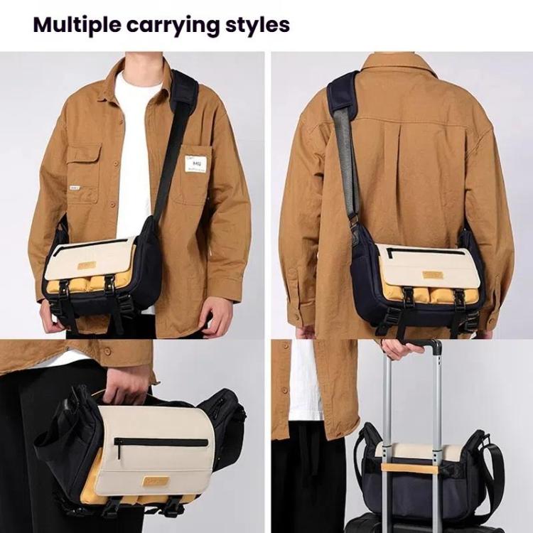 Cwatcun D191 Large Shoulder Camera Bag Waterproof Crossbody Microsingle DSLR Camera Messenger Bag - Strap Satchel by Cwatcun | Online Shopping UK | buy2fix