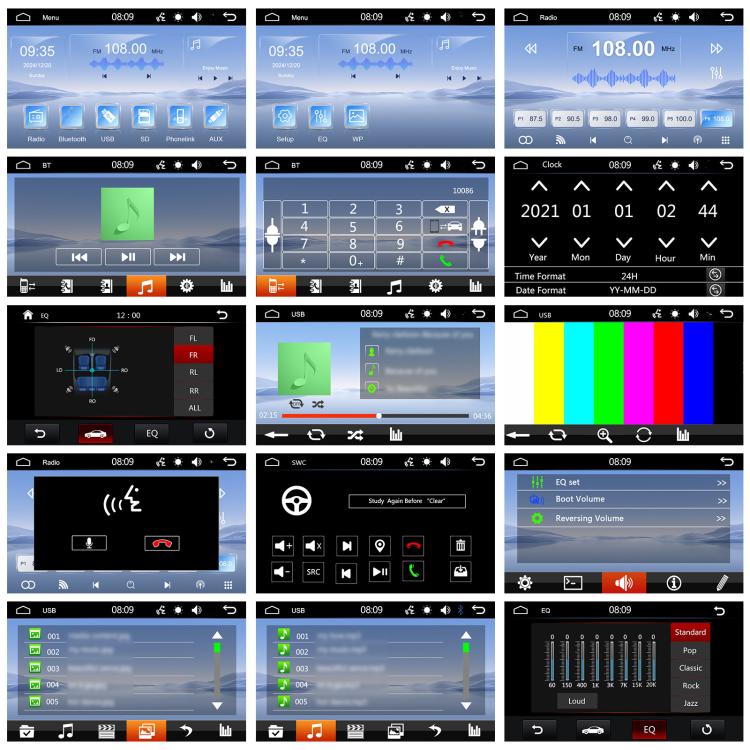 7 Inch Wired Carplay Dual Butt MP5 Player Bluetooth Big Screen Car Center Control, Spec: Standard+12 Light Camera - Car MP3 & MP4 & MP5 by buy2fix | Online Shopping UK | buy2fix