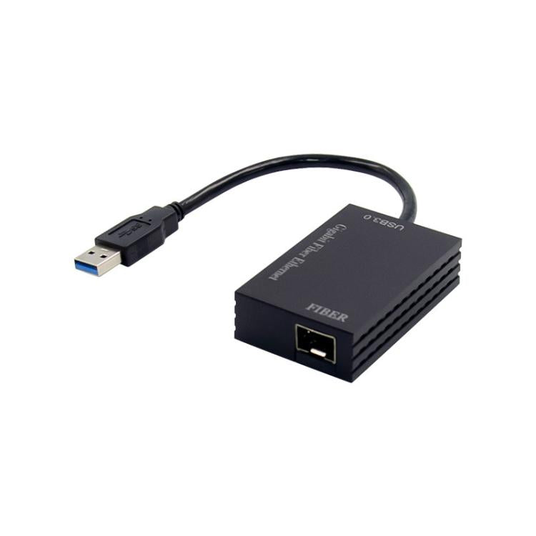 SUNWEIT ST709 USB3.0 To SFP Fiber Optic LC Gigabit Ethernet Adapter RTL8153 - USB Network Adapter by SUNWEIT | Online Shopping UK | buy2fix