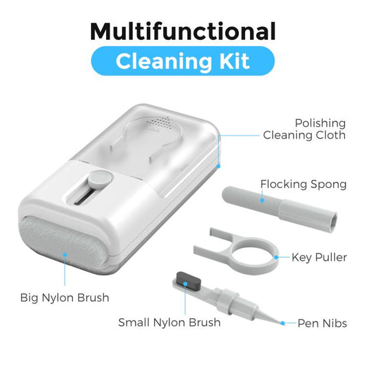 AhaStyle WG93 6 In 1 Earphone Phone Keyboard Multi-Functional Cleaning Tools - Other Accessories by AhaStyle | Online Shopping UK | buy2fix