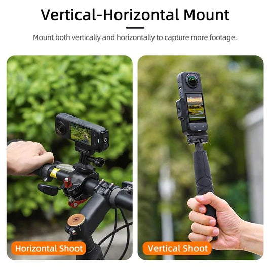 For Insta360 X5 / X4 Sunnylife X4-ZJ826 L-shape Conversion Bracket Magnetic Adaptor Expansion Accessory(Black) - Mount & Holder by Sunnylife | Online Shopping UK | buy2fix