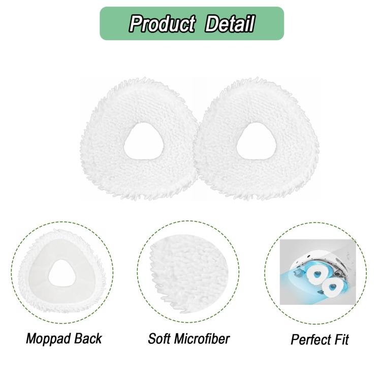 For NARWAL Xiaoyao 001 / J4 / J4 Lite / J3 / J2 / J1 Gray Rag Sweeping Robot Accessories - For NARWAL Accessories by buy2fix | Online Shopping UK | buy2fix