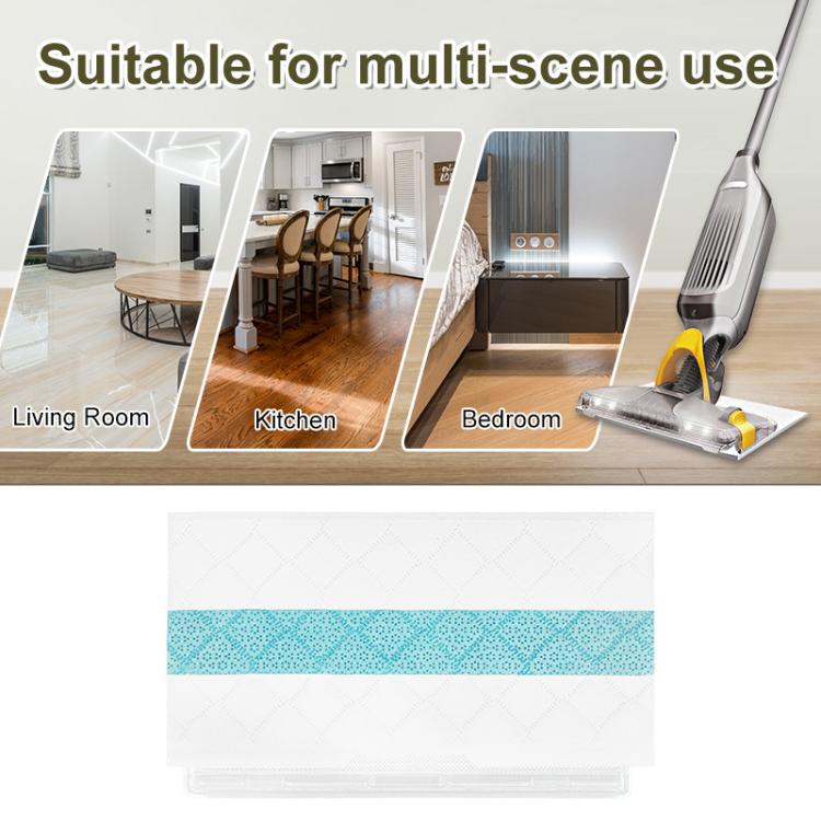 2pcs /Pack Disposable Mop Pad Refills For Shark Vacmop VM252/VM250/VM200/VMP30(Blue Strip) - For Shark Accessories by buy2fix | Online Shopping UK | buy2fix