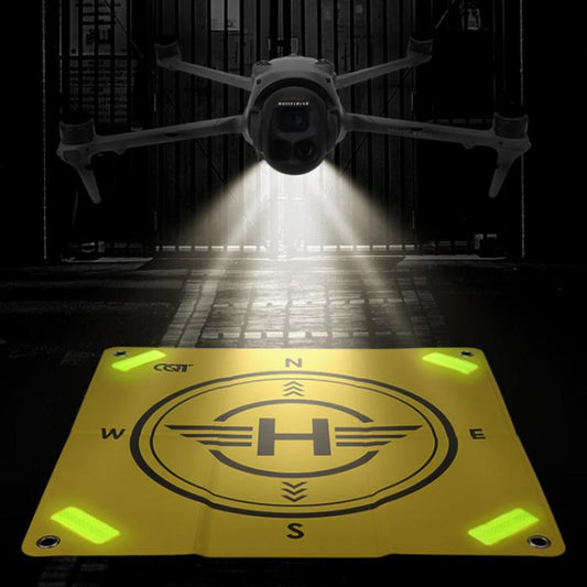 CQT 55cm Universal Reflective Drone Landing Pad Dual-Sided Waterproof Foldable Mat with Ground Pegs(Two-Tone) - Parking Apron by CQT | Online Shopping UK | buy2fix