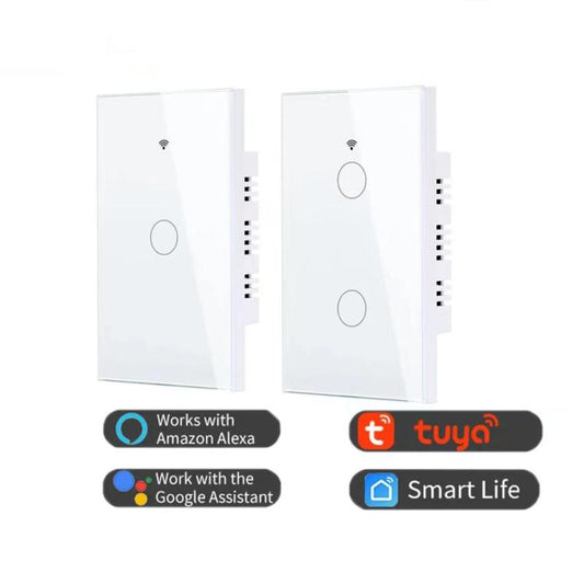 Model 120 US Gauge Graffiti Smart WIFI Single Fire Switch, Spec: 1-Gang Gold - Smart Switch by buy2fix | Online Shopping UK | buy2fix