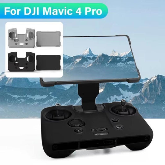 For DJI RC Pro 2 Remote Control Silicone Case Screen and Body Protective Cover(Black) - Others by buy2fix | Online Shopping UK | buy2fix