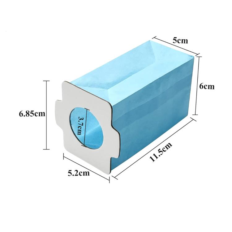 3pcs /Pack Dust Bags for Makita CL102/CL104/CL107/CL182 Vacuum Cleaners(Blue) - Other Accessories by buy2fix | Online Shopping UK | buy2fix