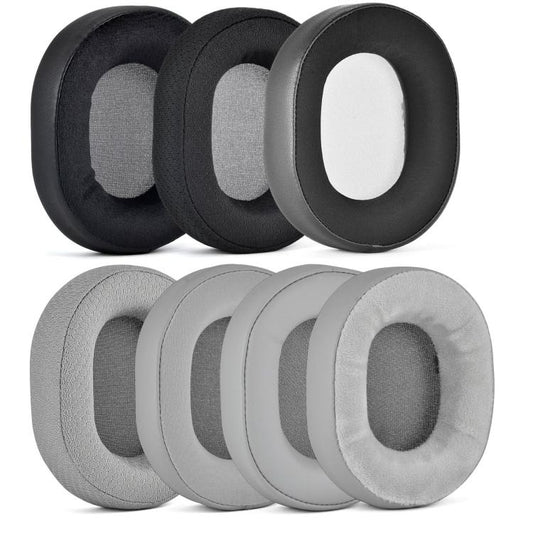 For Corsair HS55/HS55 Pro/HS65 Headset 1pair Replacement Ear Cushions Ear Pads, Style: Leather + Velvet Black - Earmuff & Pad by buy2fix | Online Shopping UK | buy2fix