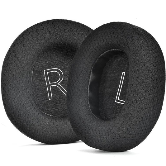 For Microsoft Xbox Series Gaming Headset 1pair Ear Cushion Covers Replacement Ear Pads(Football Net Black) - Earmuff & Pad by buy2fix | Online Shopping UK | buy2fix