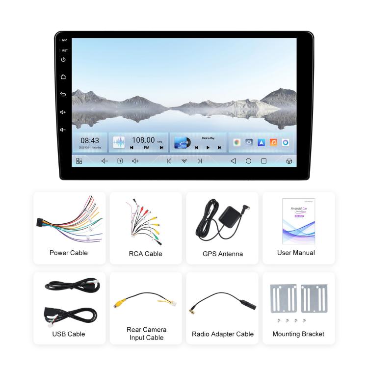 7 Inch 4+64G WiFi Version Dual Butt Universal Bluetooth Wireless Carplay Car Navigation Center Control, Spec: Standard - Car MP3 & MP4 & MP5 by buy2fix | Online Shopping UK | buy2fix