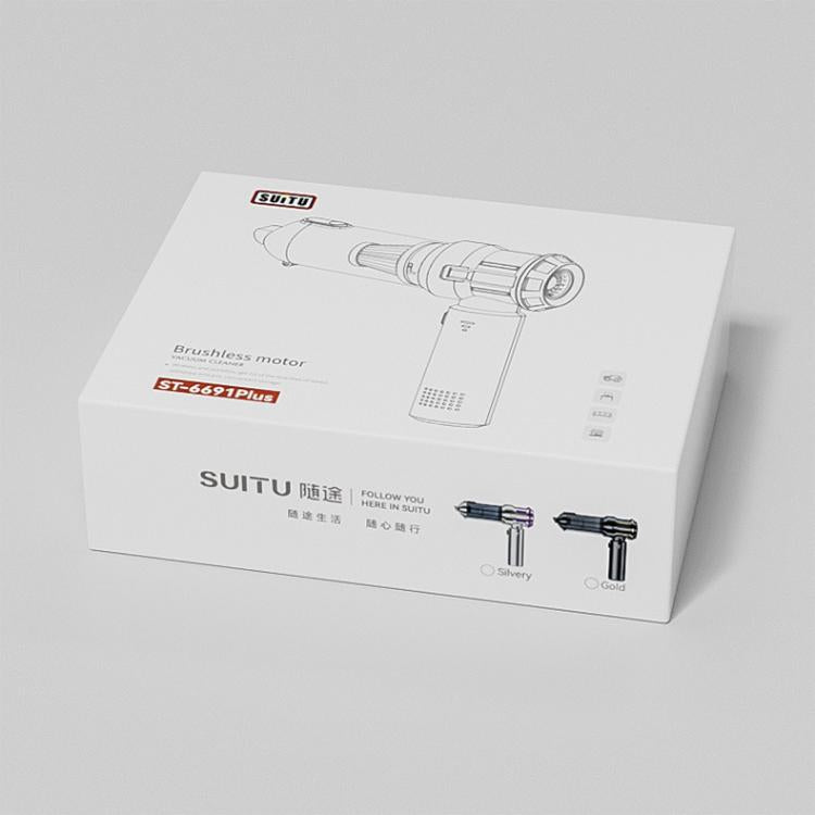 SUITU ST-6691Plus Car Cordless Powerful Brushless Vacuum Cleaner(Black Gold) - Vacuum Cleaner by SUITU | Online Shopping UK | buy2fix