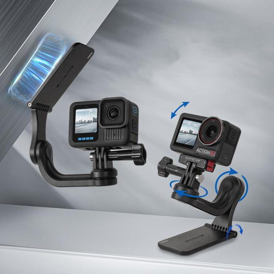 Sunnylife MJ996 Sports Camera Multi-Axis Rotating Magnetic Mount(Black) - Mount & Holder by Sunnylife | Online Shopping UK | buy2fix