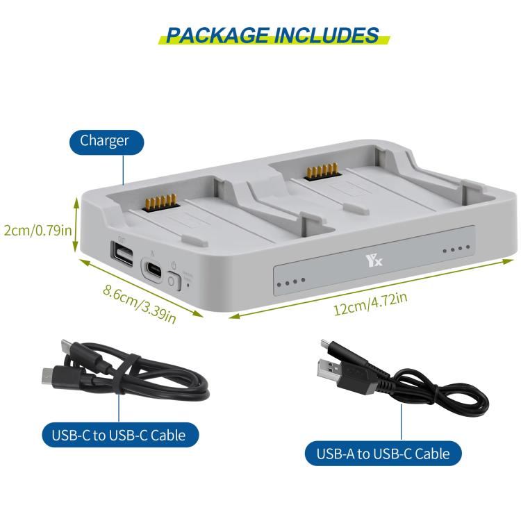 For DJI Flip YX Parallel Charger Hub Bidirectional Battery Management System - Other by YX | Online Shopping UK | buy2fix