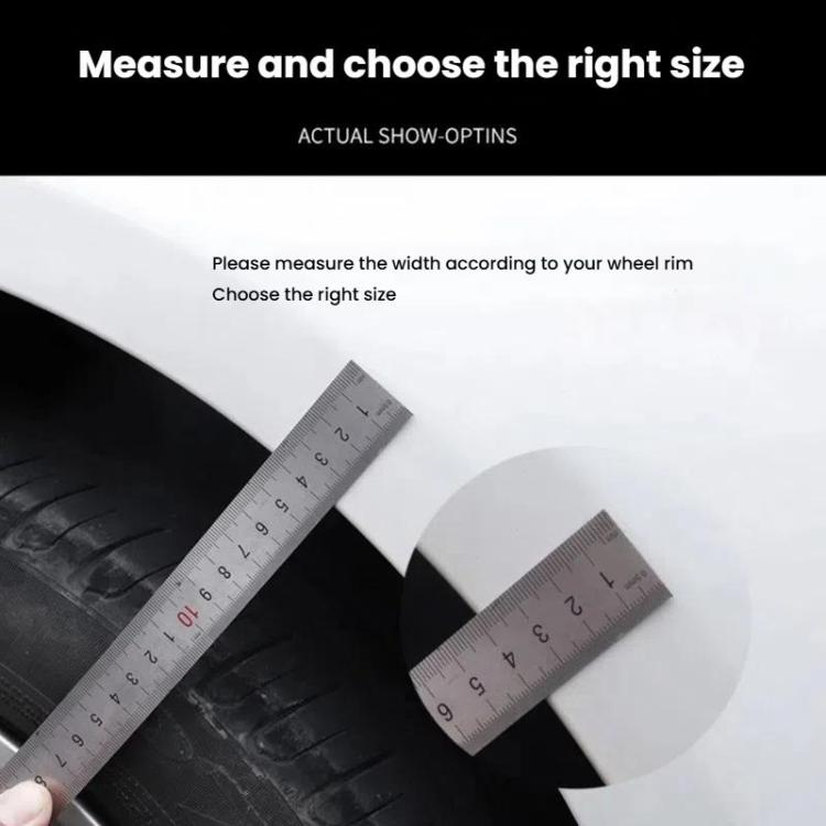 4.5cm Wide Self-Adhesive Car Wheel Arch Trim Protective Strip Anti-Scratch Guard for Vehicle Door Edge Length 1.5m Carbon Fiber - Decorative Strip by buy2fix | Online Shopping UK | buy2fix