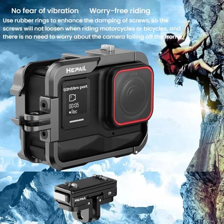 For Insta360 Ace / Ace Pro HEPAIL AC27 Metal Magnet Quick Release Base - Mount & Holder by HEPAIL | Online Shopping UK | buy2fix