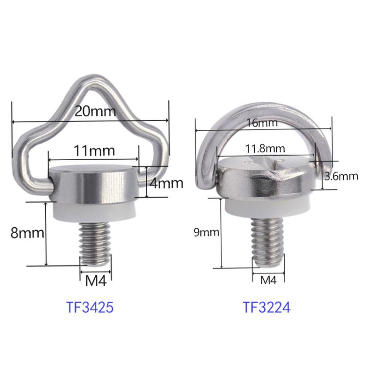 TF3425 2pcs M4 Quick Release Screw Camera Drone Shoulder Strap Lanyard Screw - by buy2fix | Online Shopping UK | buy2fix