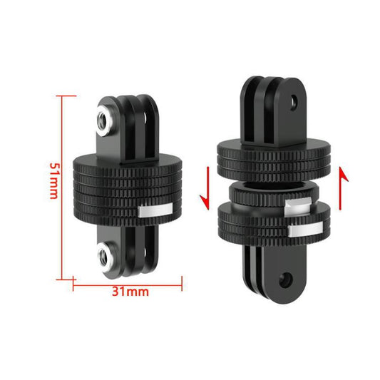 TFSM107 3-page To 3-page Card Slot Action Camera Quick Release Adapter Tripod Accessories - by buy2fix | Online Shopping UK | buy2fix