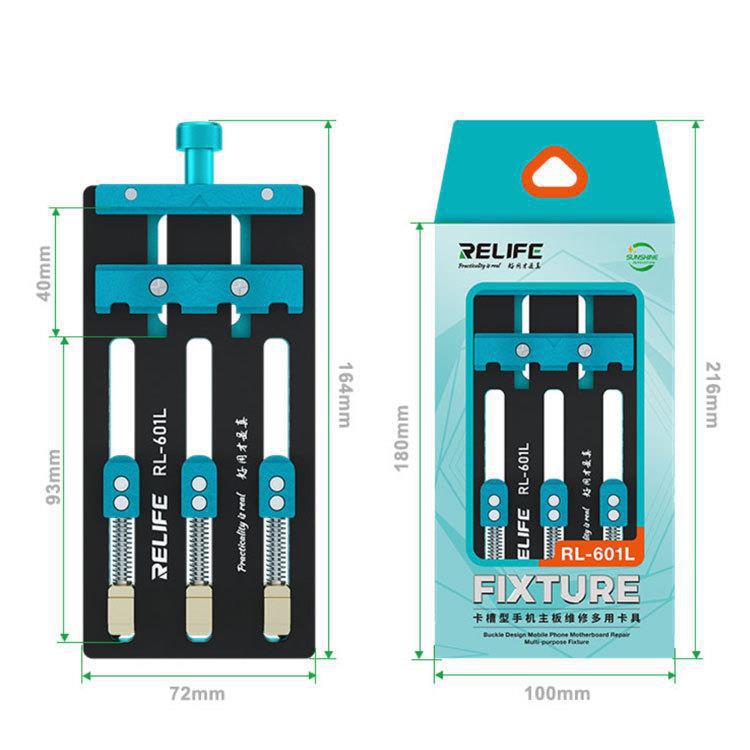 RELIFE RL-601L Mobile Phone Repair Mainboard Multi-Use Card Holder Chip Dual-Axis Fixed Card Slot - Repair Fixture by RELIFE | Online Shopping UK | buy2fix