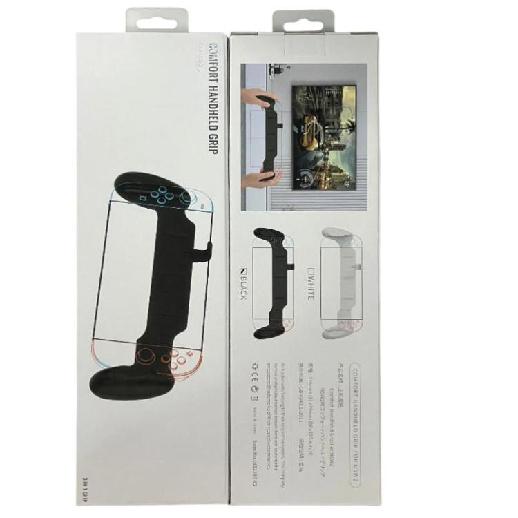 For Nintendo Switch 2 / Switch / Switch OLED Ergonomic Anti-Slip Grip Handle(White) - Others by buy2fix | Online Shopping UK | buy2fix